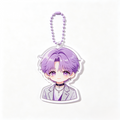 Handmade Kawaii V Acrylic Phone Charm Custom Beaded Strap