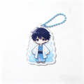 Handmade Kawaii Giyuu Acrylic Phone Charm Beaded Strap