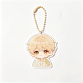 Handmade Kawaii Jimin Acrylic Phone Charm Custom Beaded Strap