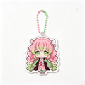Handmade Kawaii Nezuko Acrylic Phone Charm Beaded Strap