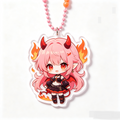 Handmade Kawaii Power Acrylic Phone Charm Beaded Strap