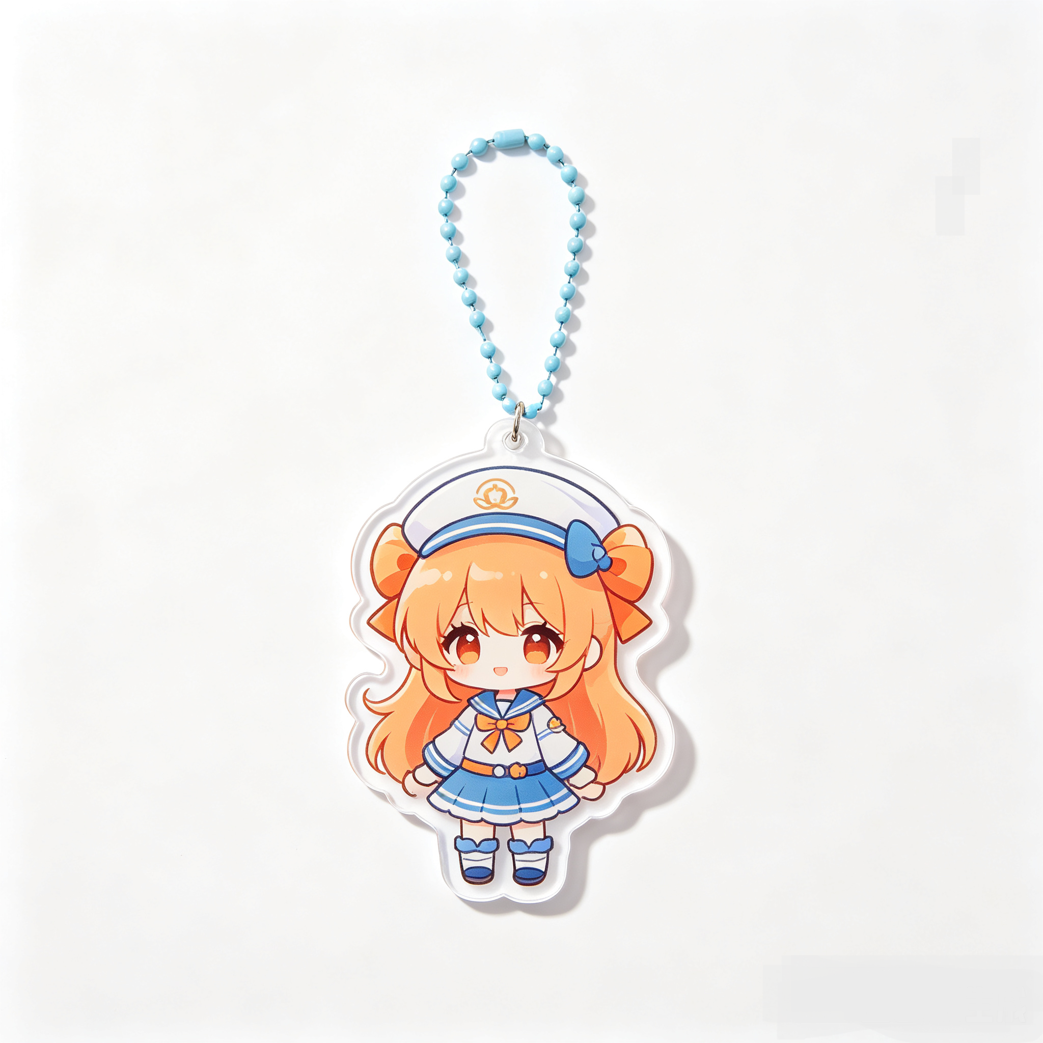 Handmade Kawaii Nami Acrylic Phone Charm Beaded Strap