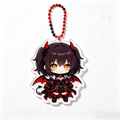 Handmade Kawaii Makima Acrylic Phone Charm Beaded Strap